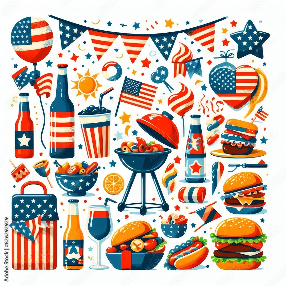 Patriotic BBQ and Picnic Celebration Patriotic BBQ and Picnic Celebration