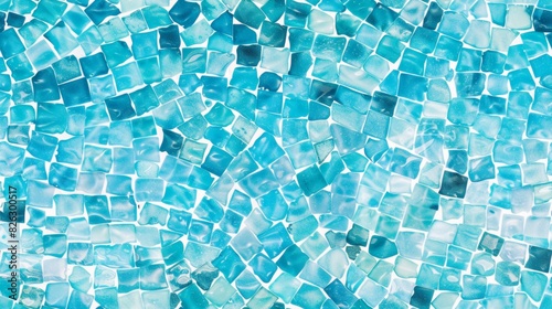 Swimming pool mosaic tile abstract pattern seamless background