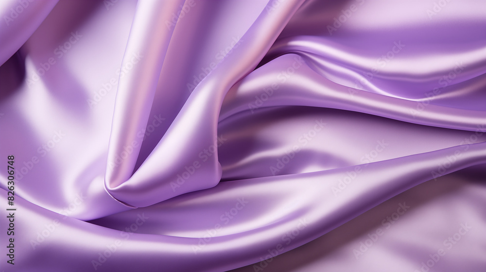 Obraz premium Elegant Lilac Silk Fabric Texture - Ideal for Sophisticated Designs