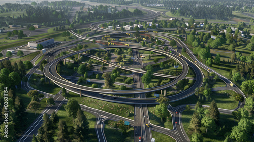 Efficient Highway Interchange Design photo