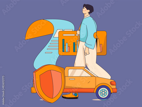 People exercising healthy running vector internet operation illustration
