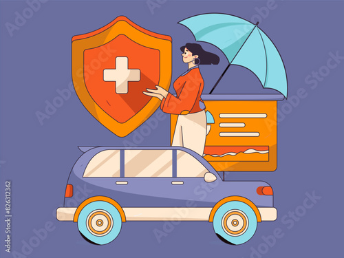 People exercising healthy running vector internet operation illustration
