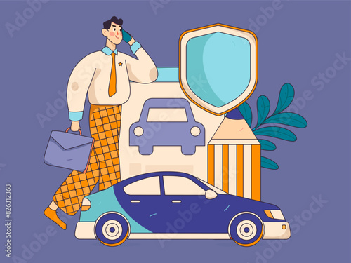 People exercising healthy running vector internet operation illustration
