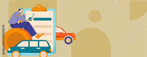 People exercising healthy running vector internet operation illustration
