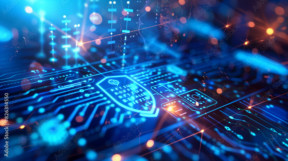Fototapeta premium The Future of Digital Identity: Blockchain-Based Secure Authentication for Online Services