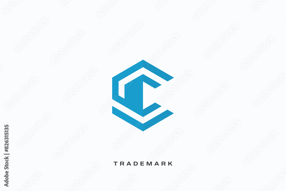 C Letter trademark brand logo C Letter trademark brand logo