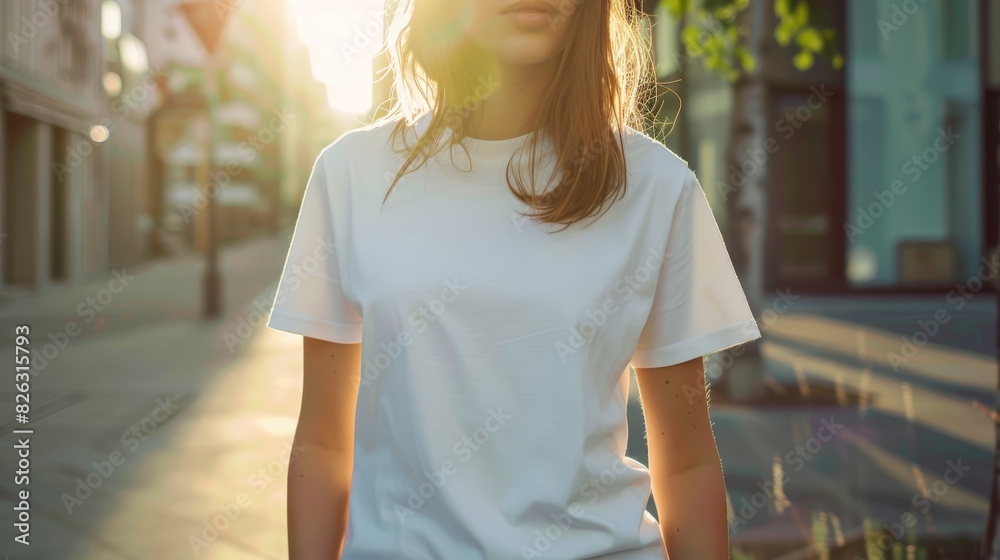 T-shirt with a positive quote in a simple, unisex design. T-shirt with a positive quote in a simple, unisex design.