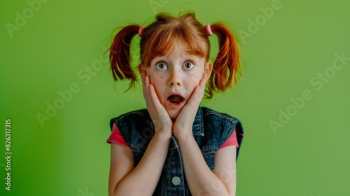 The Surprised Redhead Girl photo