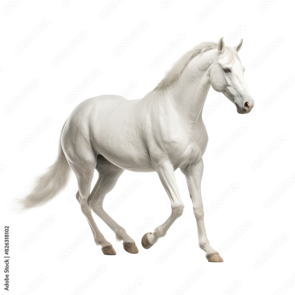 beautiful horse isolated on white beautiful horse isolated on white