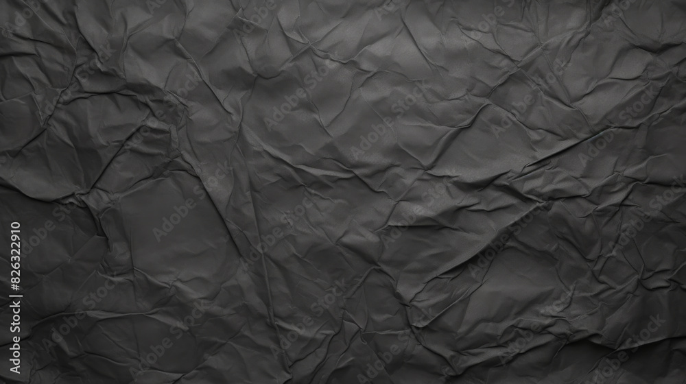 Black paper crumpled background texture Black paper crumpled background texture