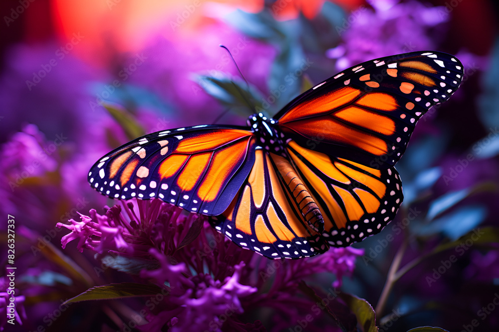 butterfly on a flower butterfly on a flower