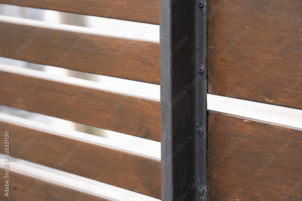 Closeup of a wooden fence Closeup of a wooden fence