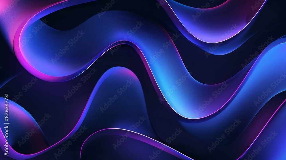 Curved lines and bold colors creating a modern abstract design background Curved lines and bold colors creating a modern abstract design background