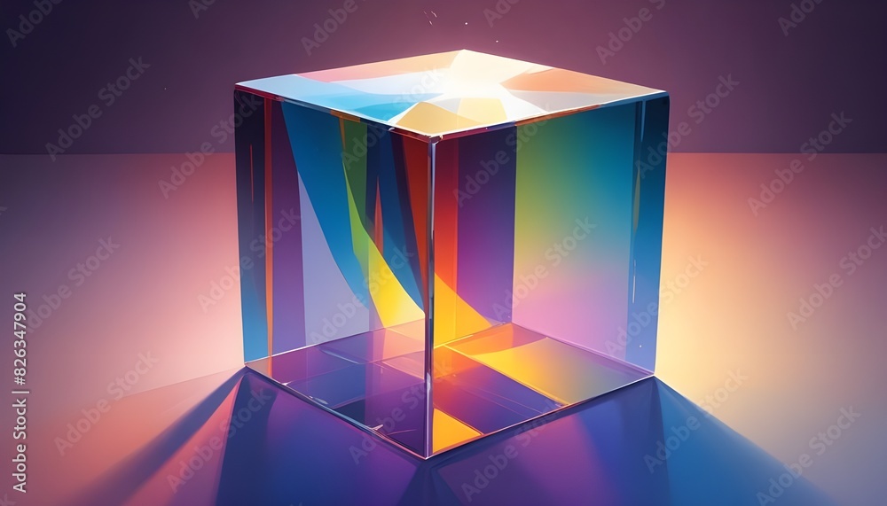 refraction of light spectrum through cube prism refraction of light spectrum through cube prism