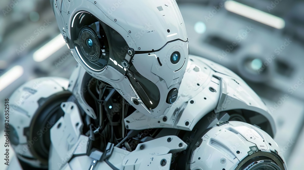 artificial intelligence unleashed the rise of futuristic robots envisioned in a sleek 3d render
