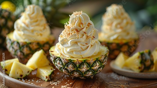 Tropical Pineapple Dole Whip Soft Serve
