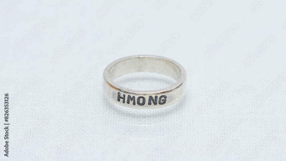 Luxury handmade silver jewelry on white background Luxury handmade silver jewelry on white background