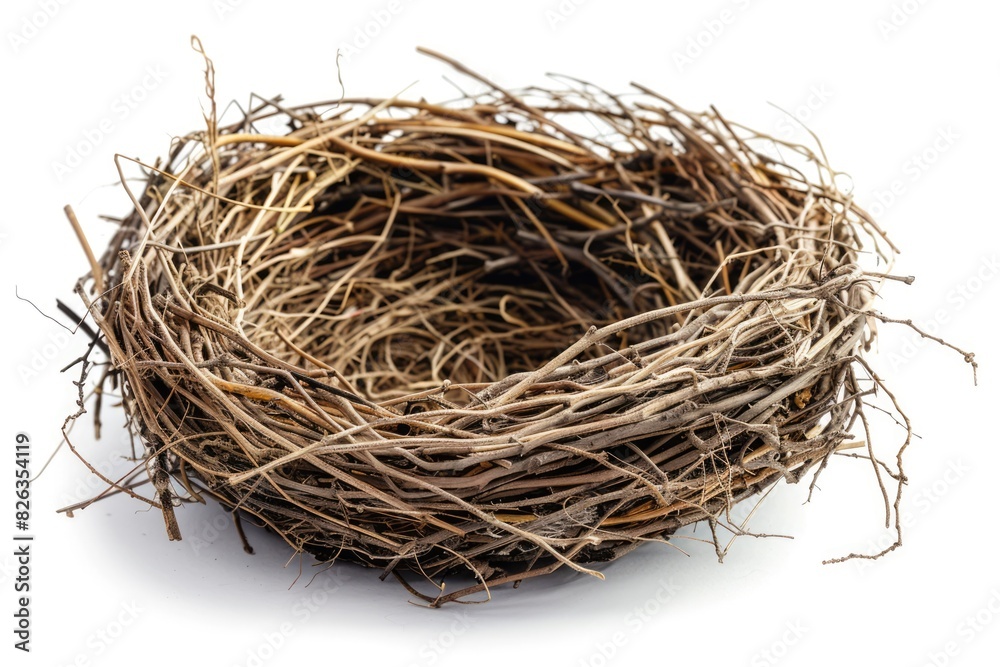 birds nest isolated birds nest isolated