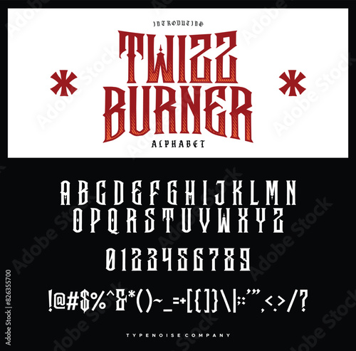Twizz Burner Typeface