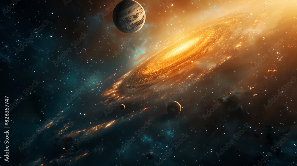 Futuristic Space Odyssey: Astronaut's Journey Through Cosmic Wonders, Unraveling the Mysteries of the Universe Futuristic Space Odyssey: Astronaut's Journey Through Cosmic Wonders, Unraveling the Mysteries of the Universe