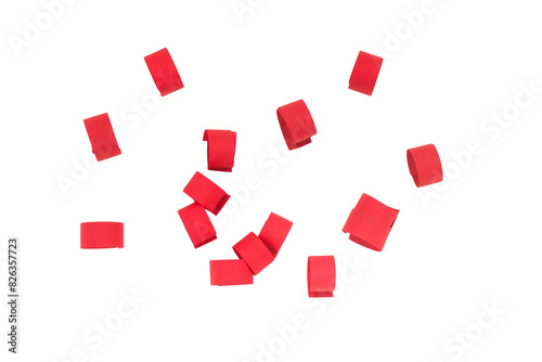 Paper freeing isolated on a transparent background