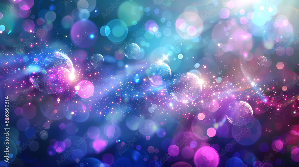 Vibrant colorful bubbles Vibrant colorful bubbles