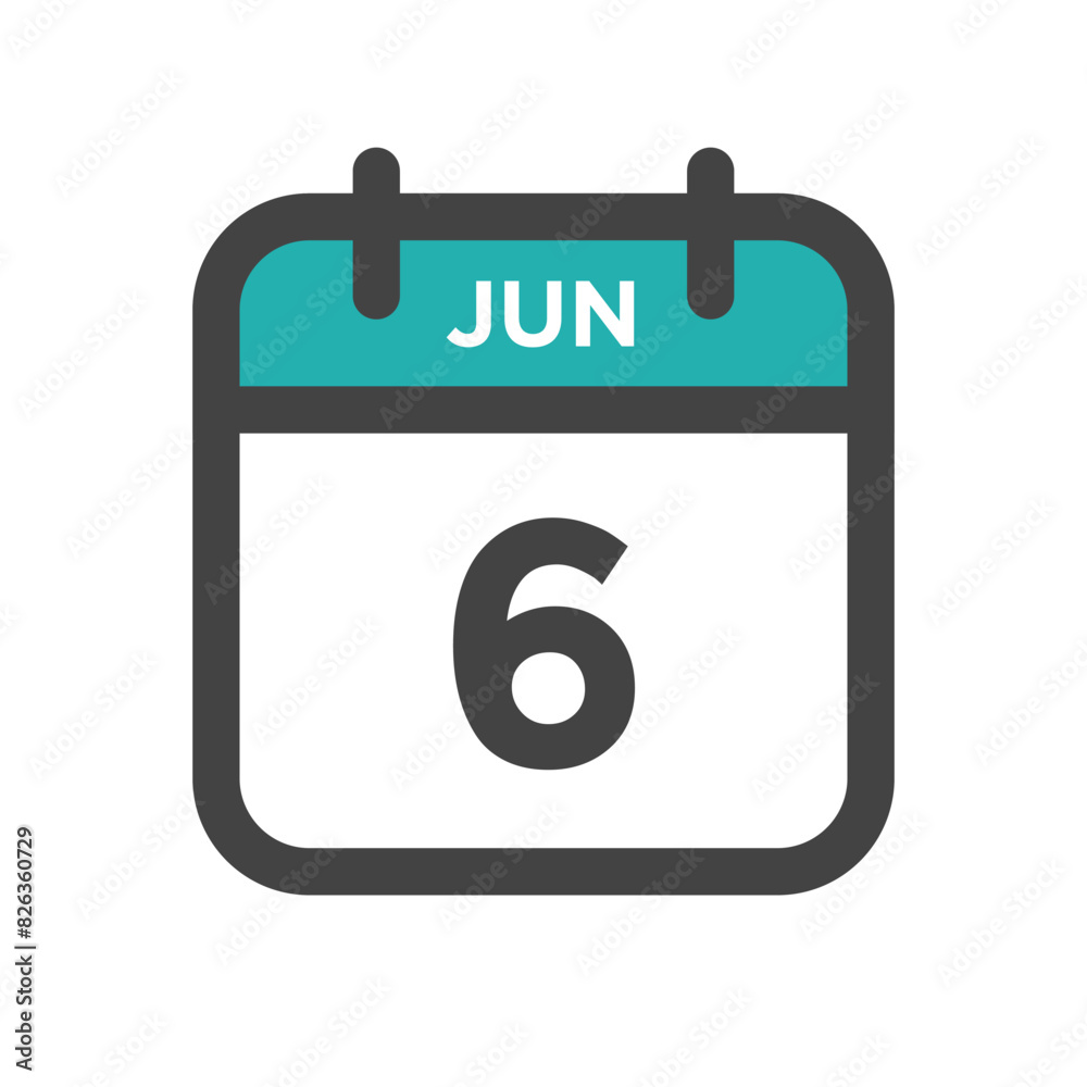 June 6 Calendar Day or Calender Date for Deadlines or Appointment June 6 Calendar Day or Calender Date for Deadlines or Appointment