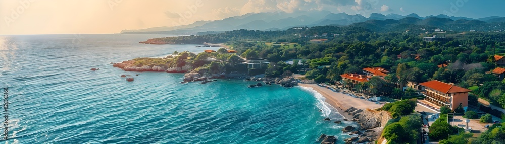 Luxurious Coastal Resort Amid Stunning Mediterranean Landscapes
