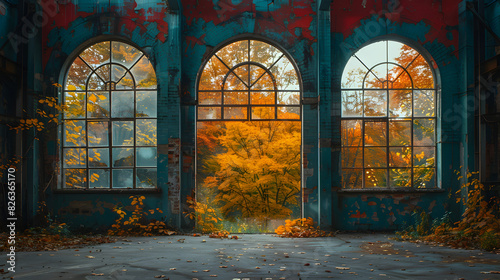 old church window