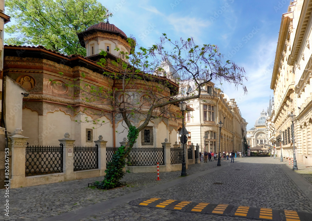Stavropoleos Monastery in Bucharest