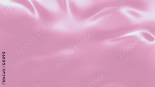 Calm richness: slow waves of smooth pink silk, elegance and luxu