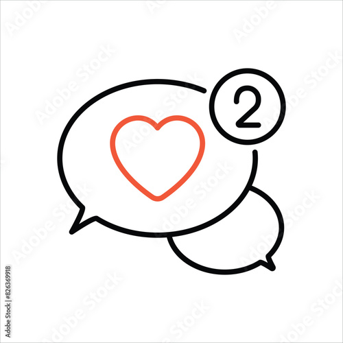Likes  vector icon