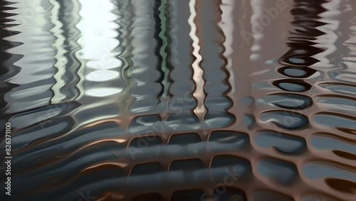 A drop falls into a body of water, creating ripples and merging with the liquid. The scene captures a beautiful blend of nature and indulgence