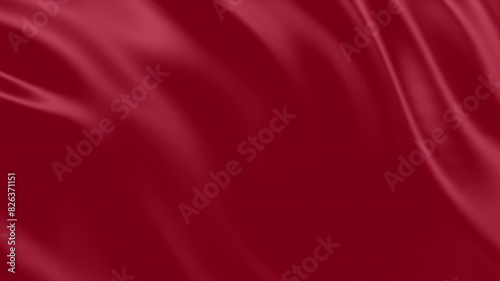 Elegance : Waves of Smooth Burgundy Silk, Conveying Tranquil Luxury.