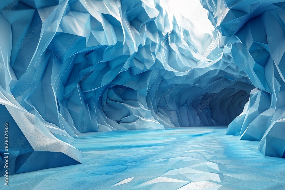 Obraz premium Blue Ice Cave