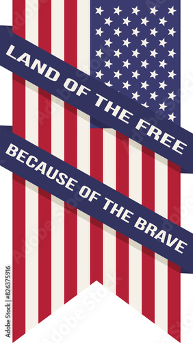 home of the free because of the brave