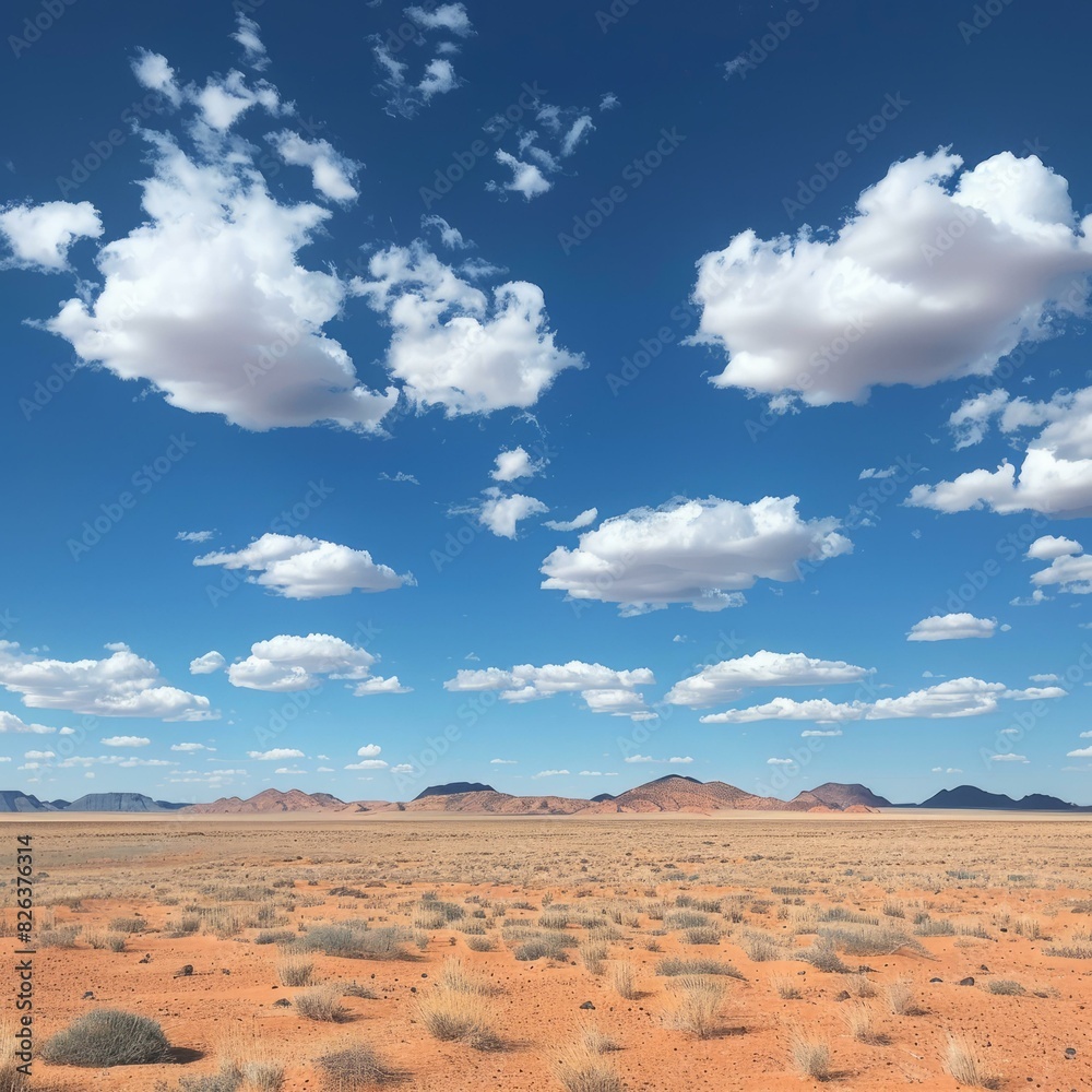 A Vast Expanse of the Namib Desert in Namibia, Africa A Vast Expanse of the Namib Desert in Namibia, Africa
