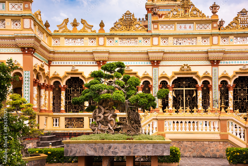 Traditional Buddhist temple in Vietnam