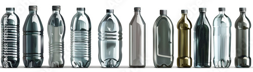 Gray Plastic Bottles: Occasionally used for some industrial and automotive products, gray bottles can be recycled into new