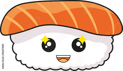cute and kawaii little sushi