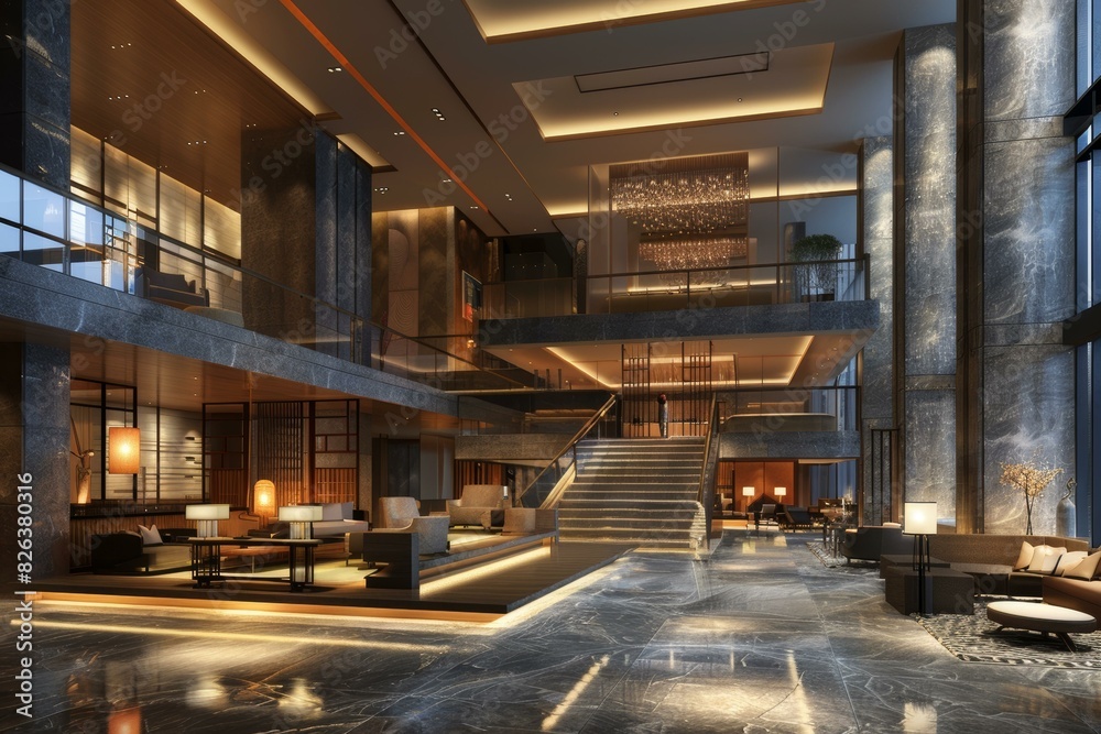 Luxury Hotel Lobby Luxury Hotel Lobby