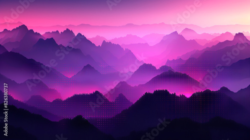 A digital grid background with neon purple and black tones, creating an atmosphere reminiscent of the '80s retrofuturistic style © Nate