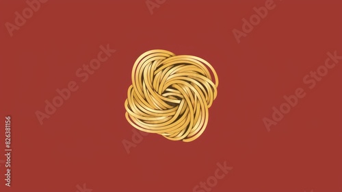 Logo of an Italian Cuisine Restaurant Specializing in Pasta photo