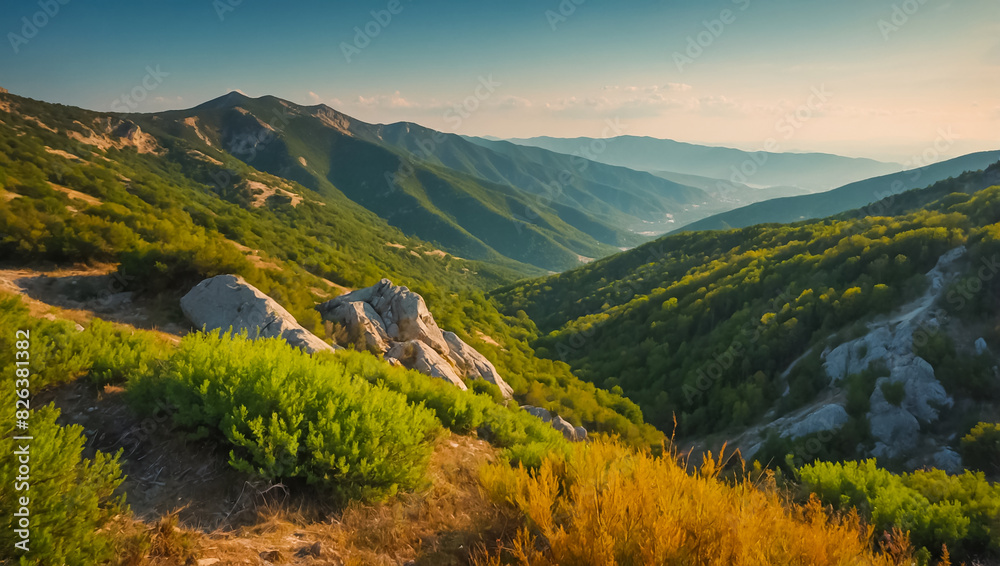 Beautiful mountains Saint Vlas Bulgaria