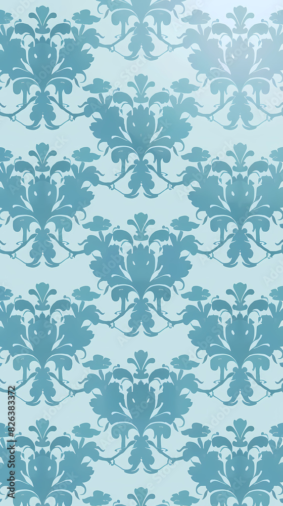 Fototapeta premium Damask pattern vector image