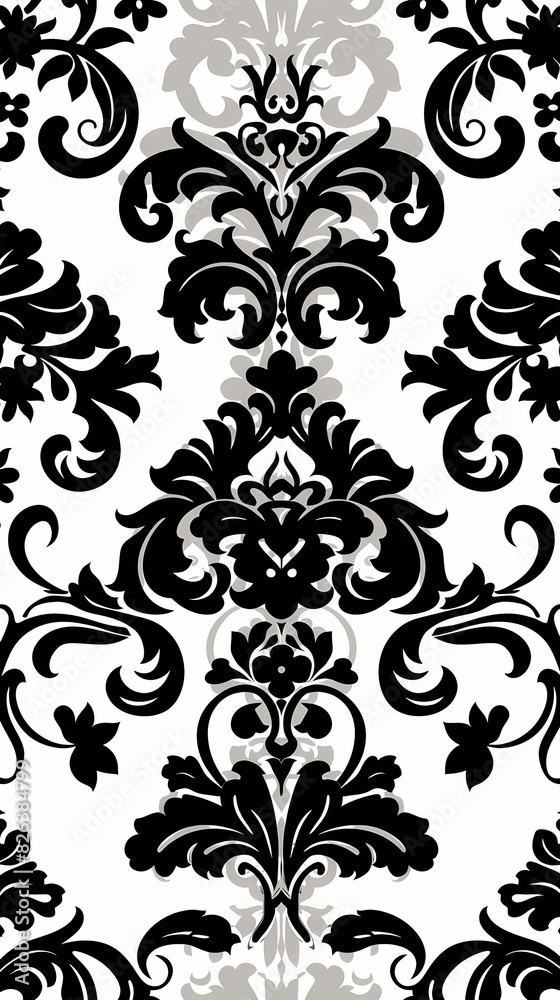 Damask pattern vector image Damask pattern vector image