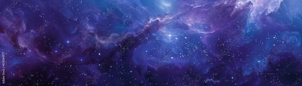 Celestial night sky, stars and nebulae, deep blues and purples, cosmic Celestial night sky, stars and nebulae, deep blues and purples, cosmic