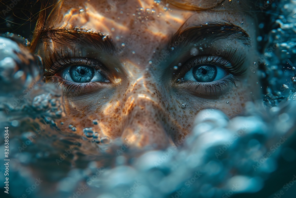 Intimate Glimpse: Scuba Diver's Eye View of Underwater Wonders, Close-Up Dive Adventure Intimate Glimpse: Scuba Diver's Eye View of Underwater Wonders, Close-Up Dive Adventure