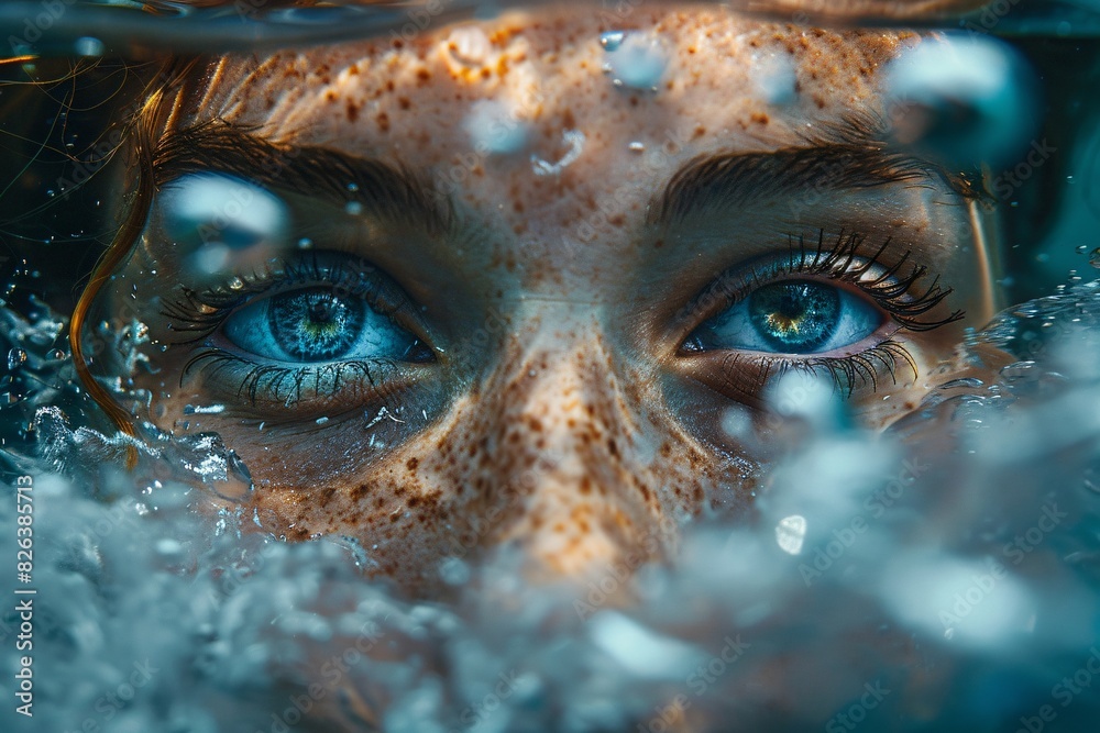 Intimate Glimpse: Scuba Diver's Eye View of Underwater Wonders, Close-Up Dive Adventure Intimate Glimpse: Scuba Diver's Eye View of Underwater Wonders, Close-Up Dive Adventure