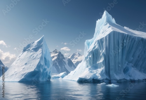 Enrich Your Visual Storytelling with This Lifelike 3D Iceberg photo